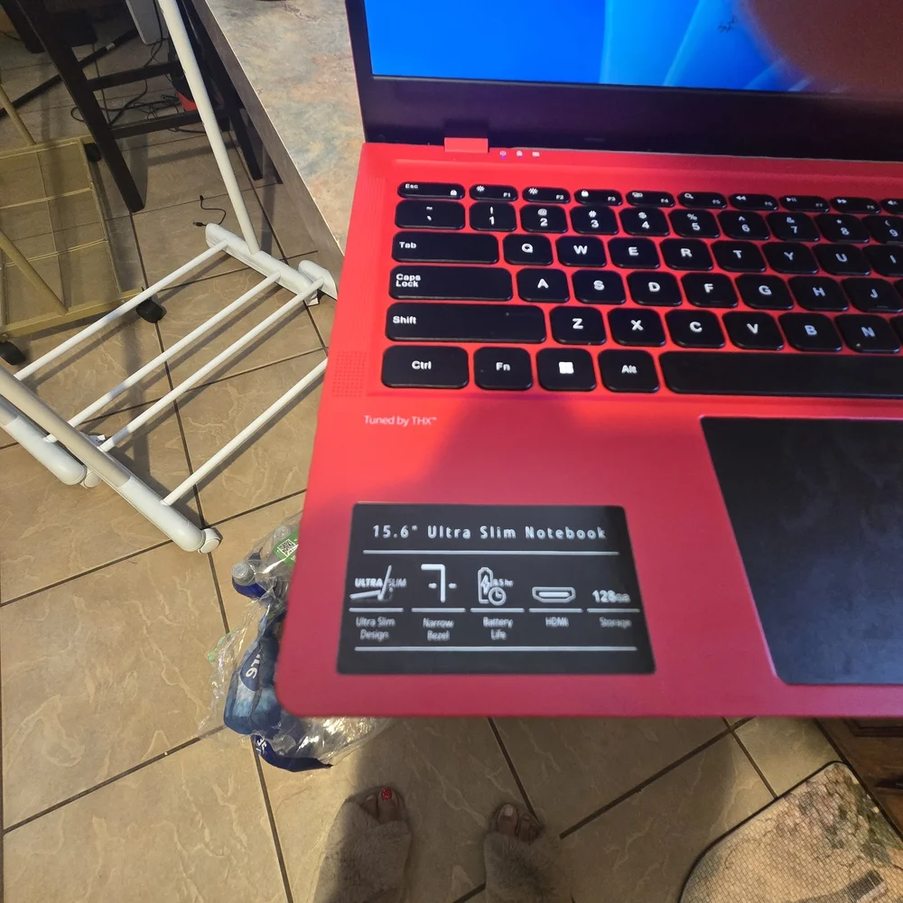 Red Laptop Notebook – Compact Everyday Laptop
